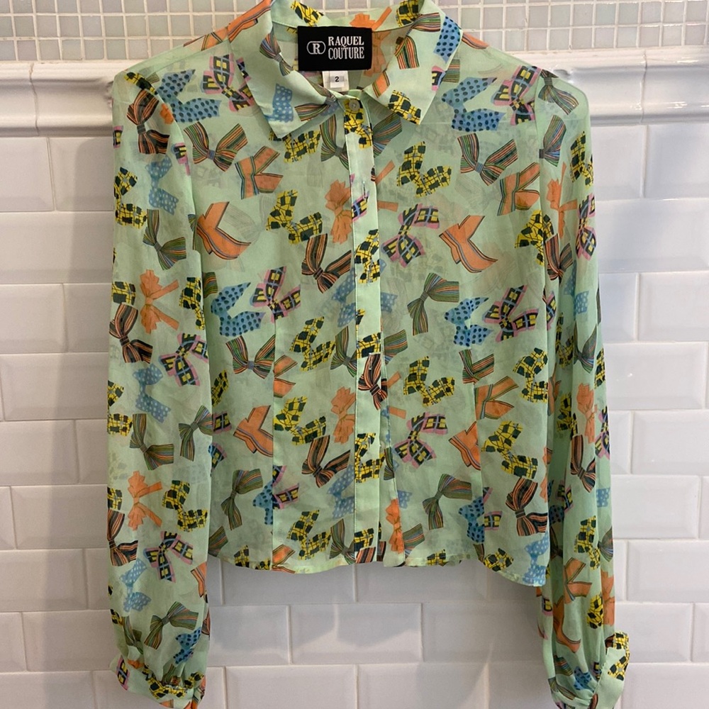 Raquel Couture Bow Blouse